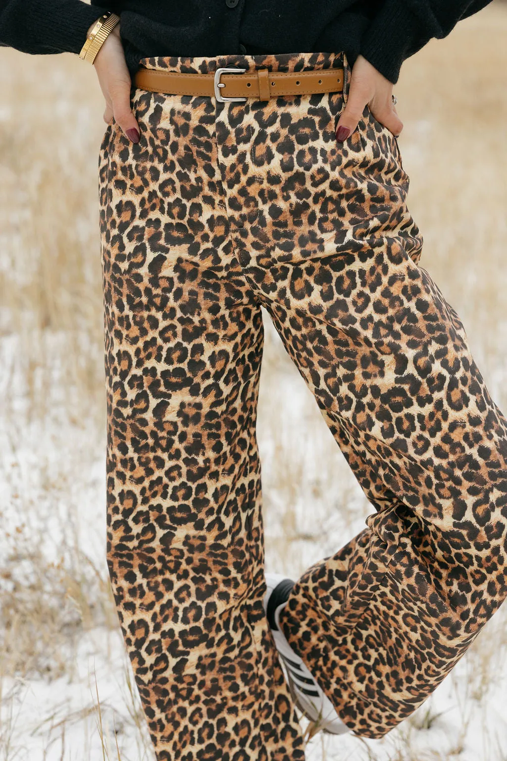 Quincy Pants-Leopard