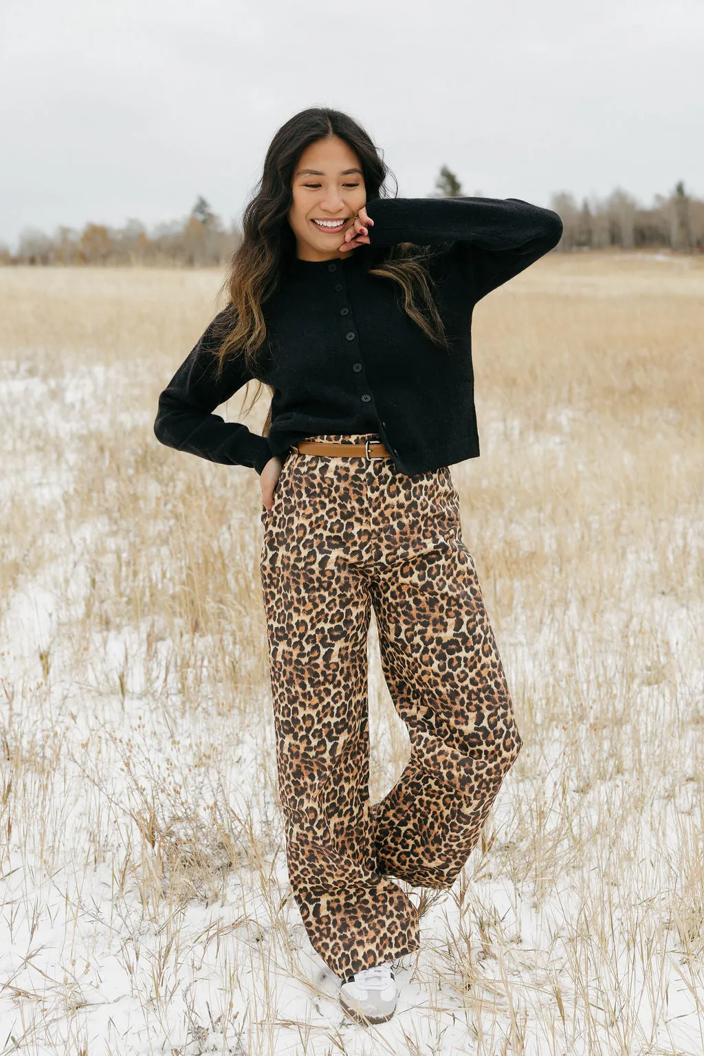 Quincy Pants-Leopard