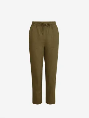 Rama Women's Linen Trousers | Khaki