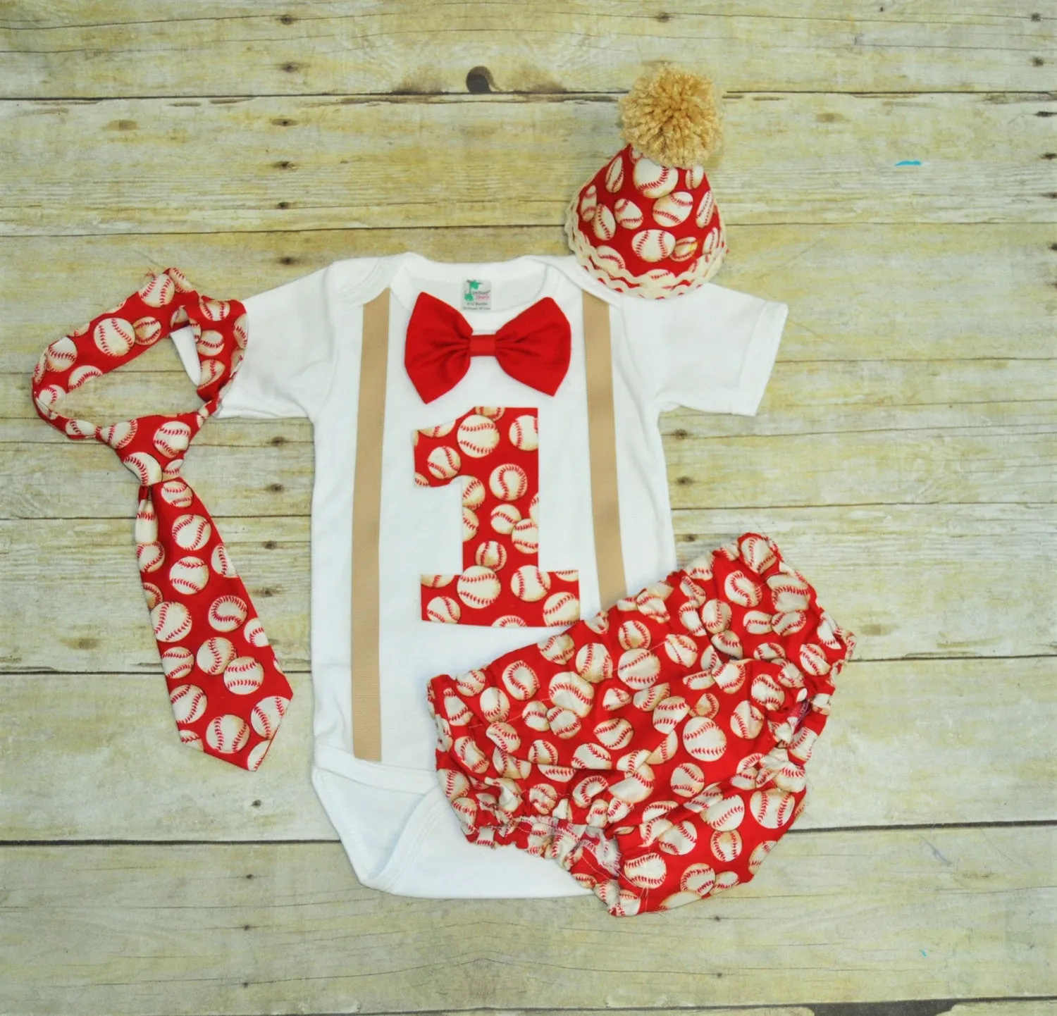 red baseball cake smash outfit, Baseball cake smash,  boys birthday outfit, baseball tie, boys first birthday outfit, Baseball Party, hat