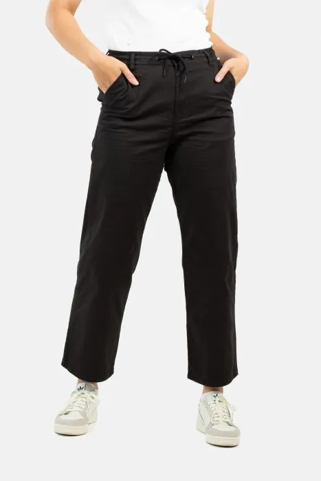 Reflex Women Loose Chino Light Weight - Black