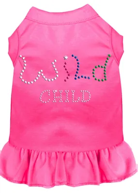 Rhinestone Wild Child Dress Bright Pink Lg (14)