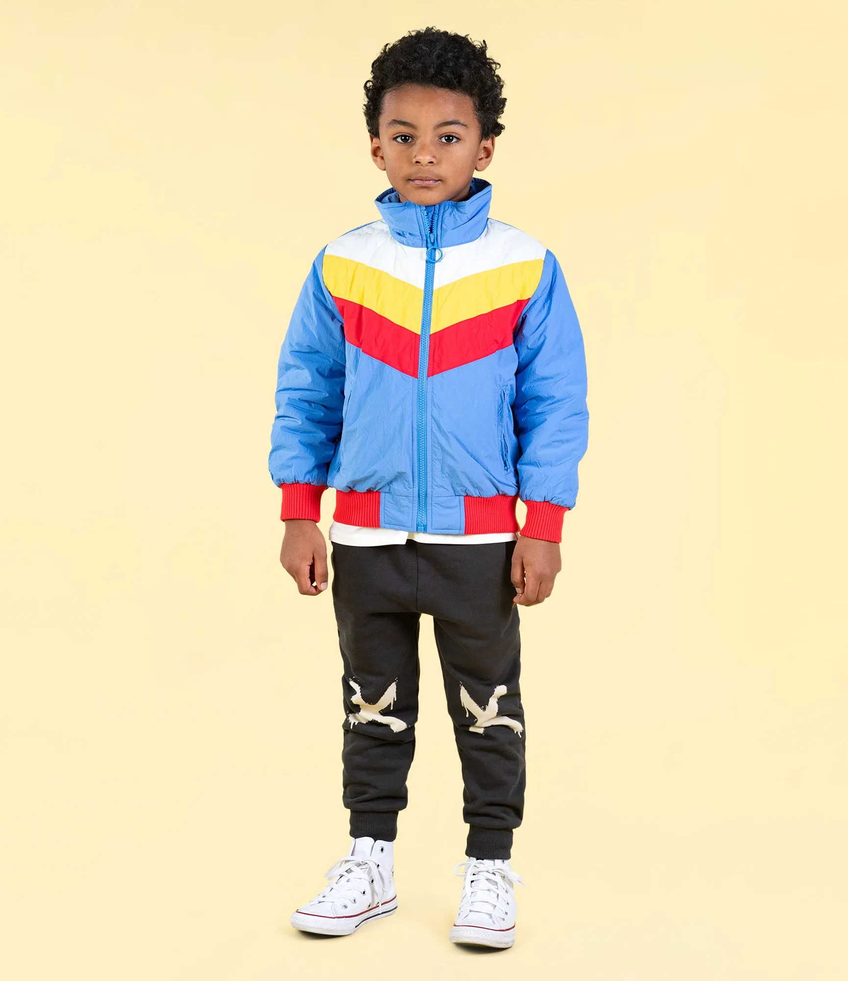 ROCK YOUR BABY - PANELLED BOMBER JACKET