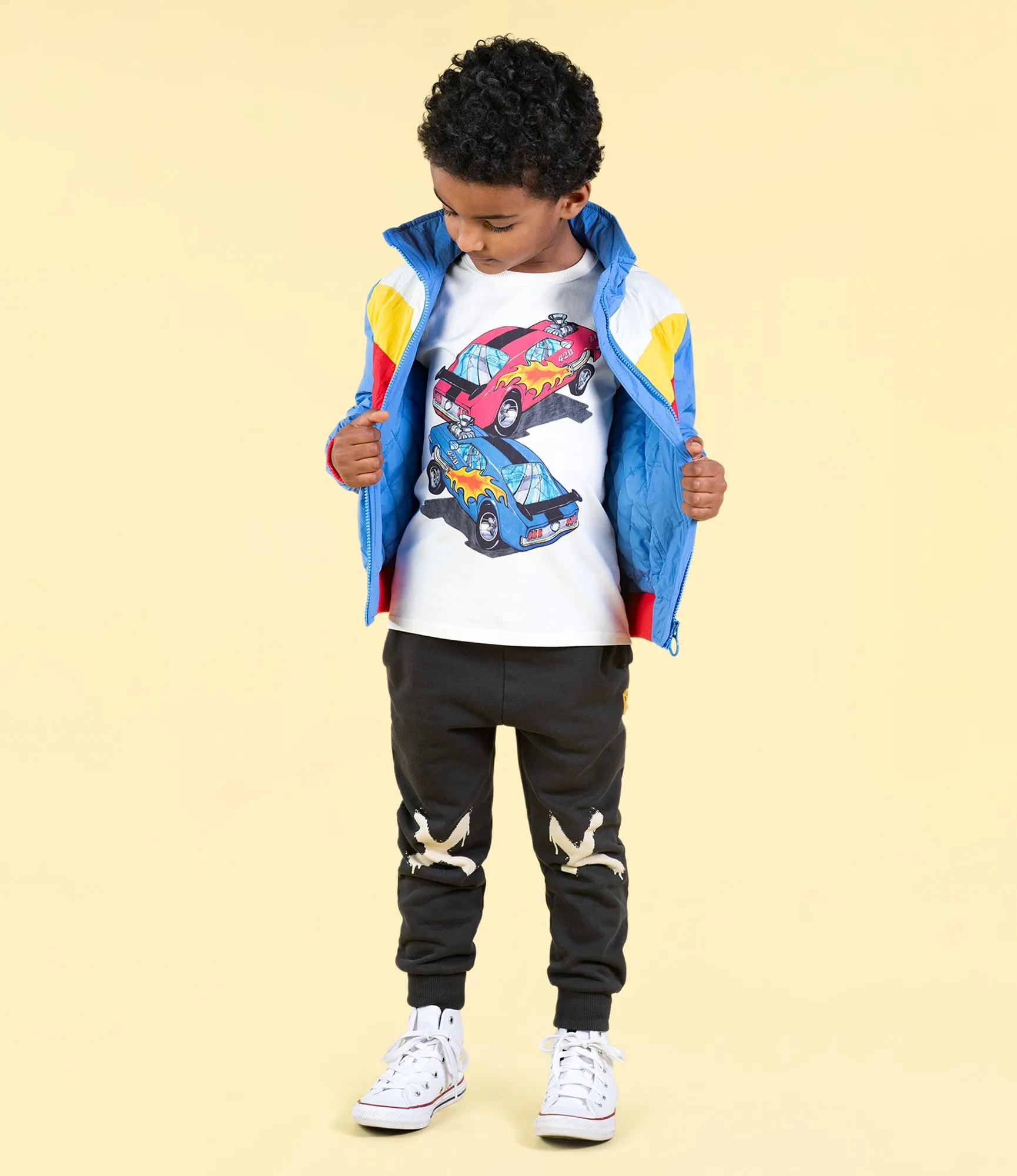 ROCK YOUR BABY - PANELLED BOMBER JACKET