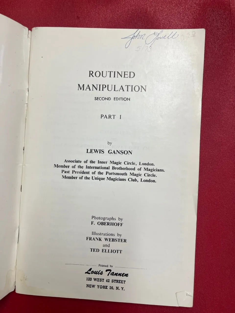 Routined Manipulation Part 1 - Lewis Ganson