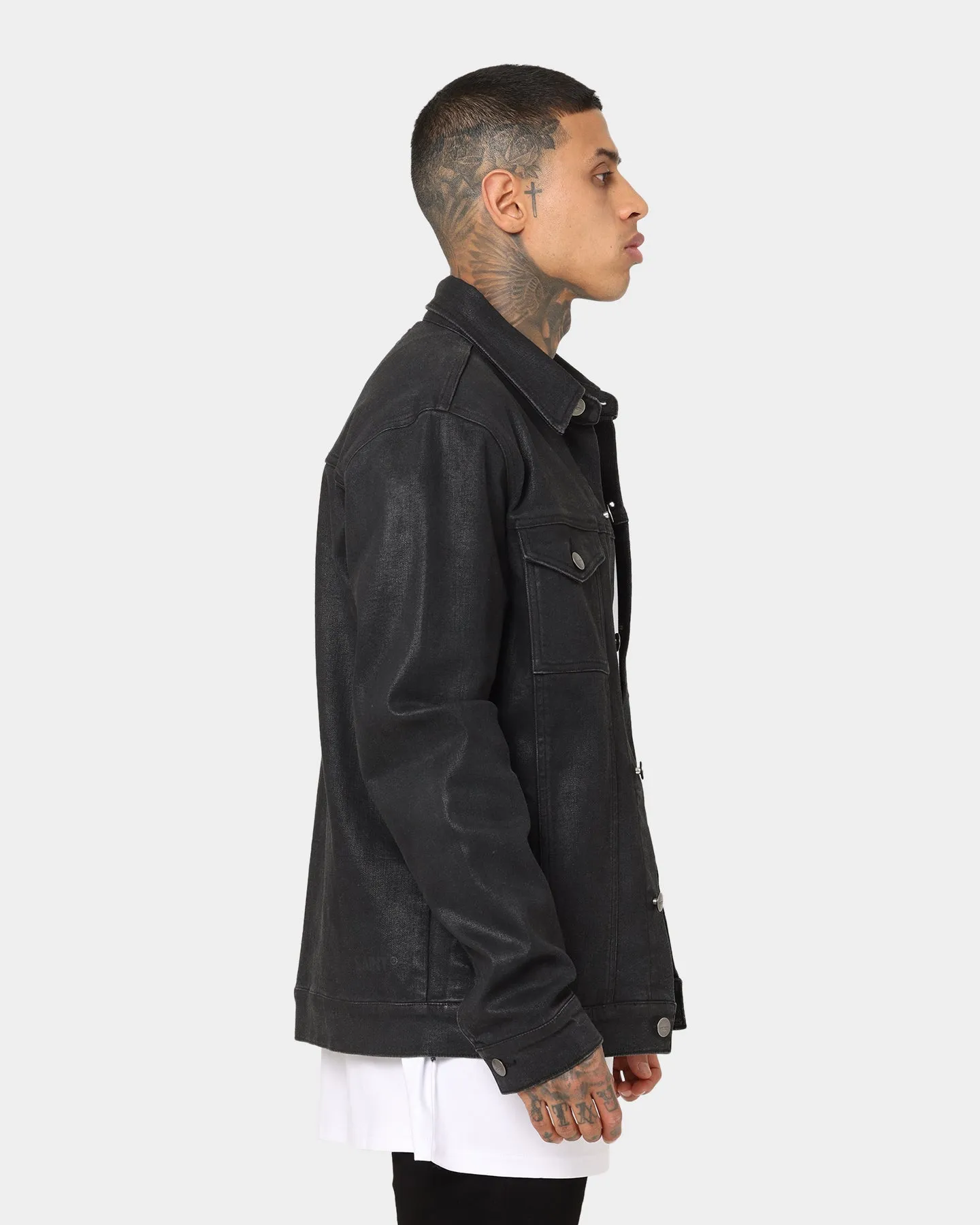 Saint Morta Dynasty Waxed Jacket Black Wax