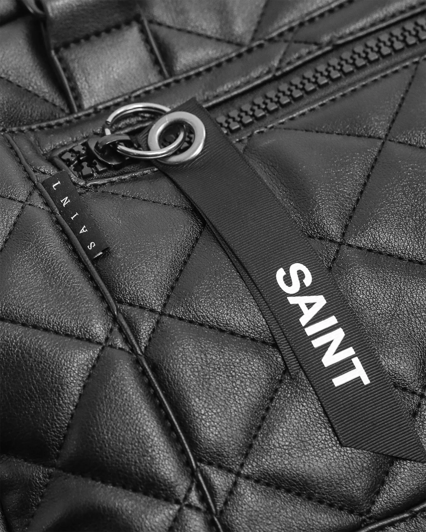 Saint Morta Quilted Duffle Bag Black