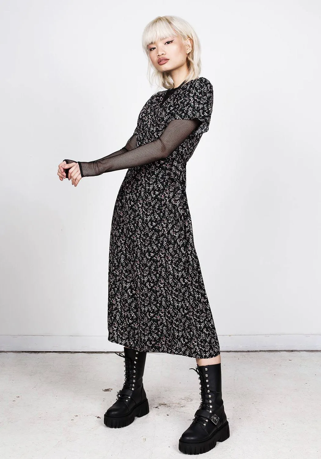 Sakura Midi Wrap Dress