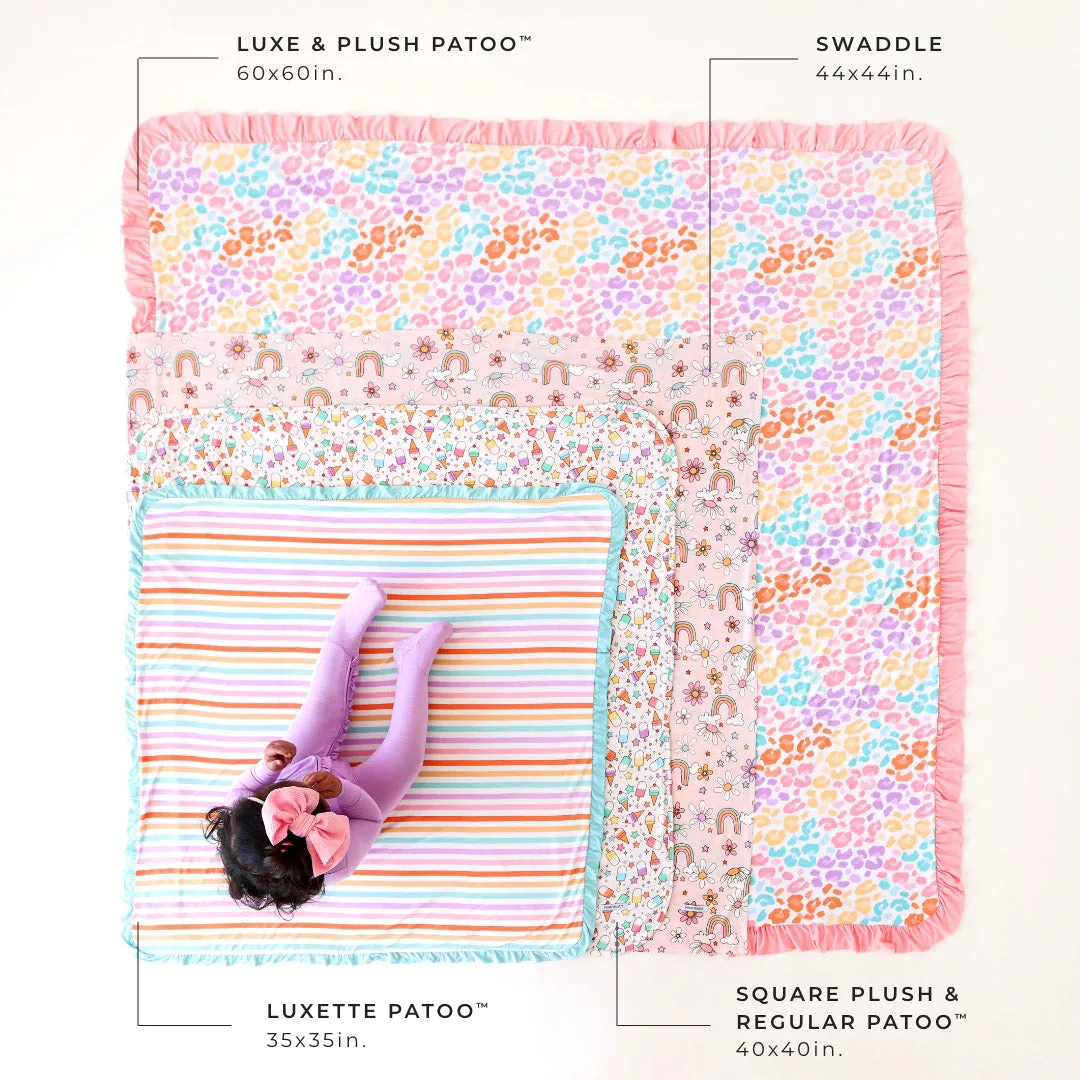 Sandrine & Ophelia Reversible Quilted Patoo® Blanket