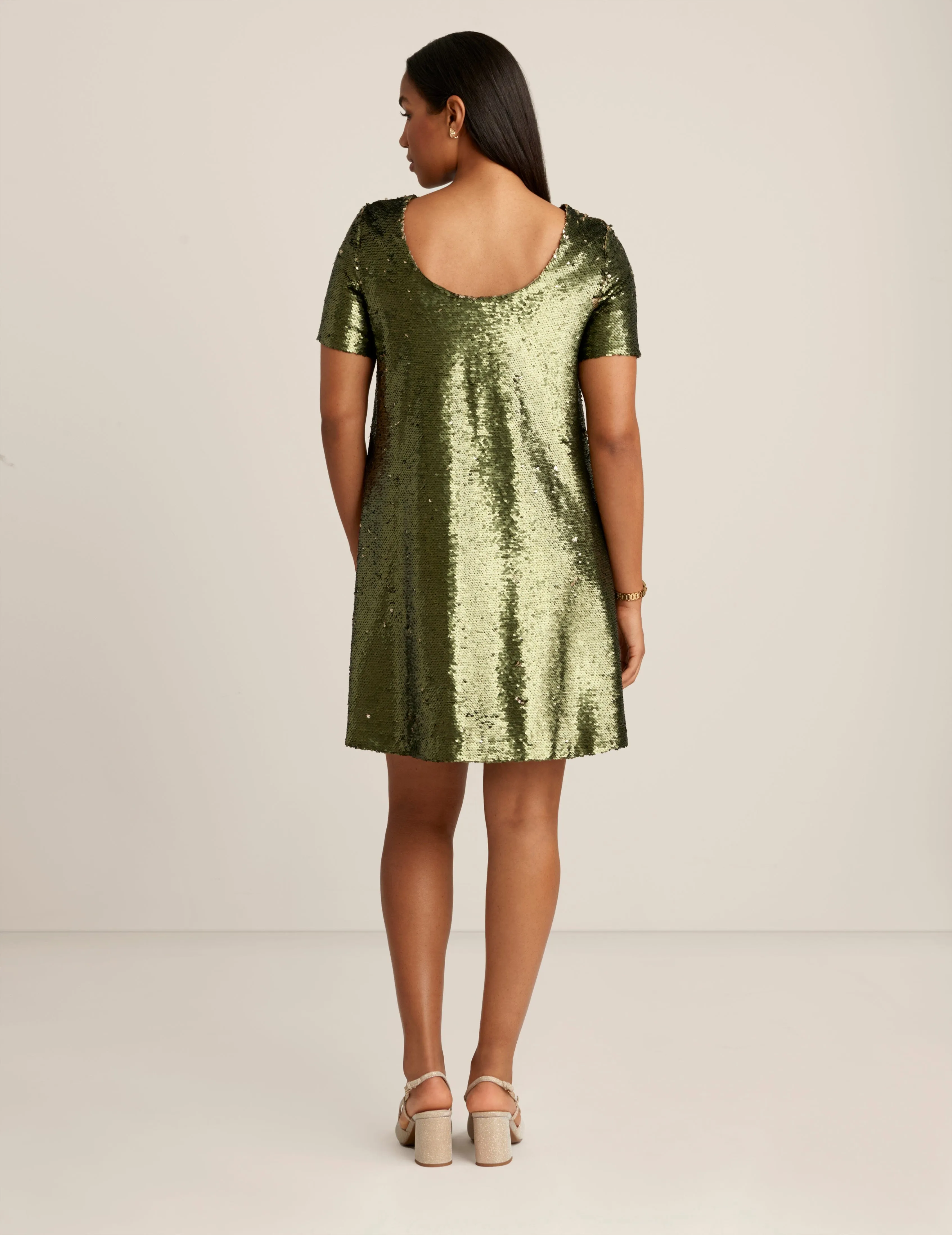 Sequin T Shirt Dress