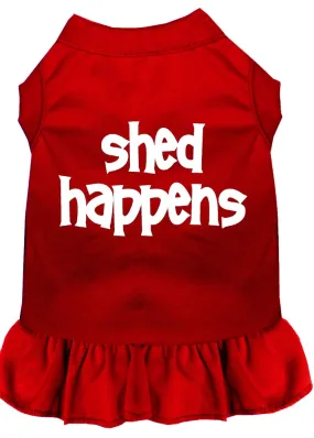 Shed Happens Screen Print Dress Red Xl (16)