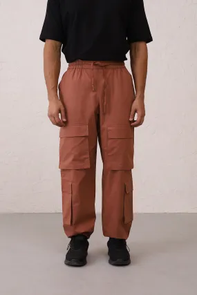 Snazzy Rust Parchute Pants