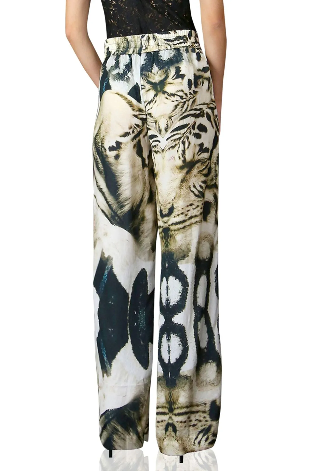 Straight Leg Pant-Tiger Print