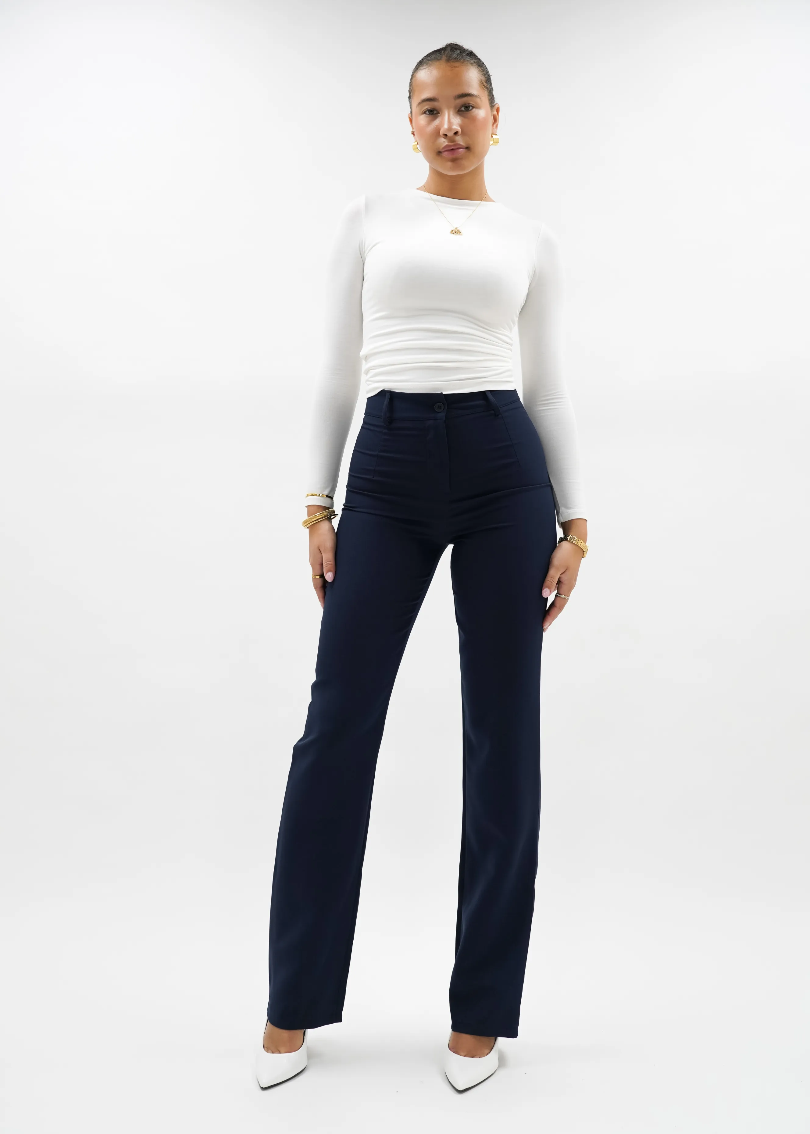 Straight leg pants classic night blue (REGULAR)