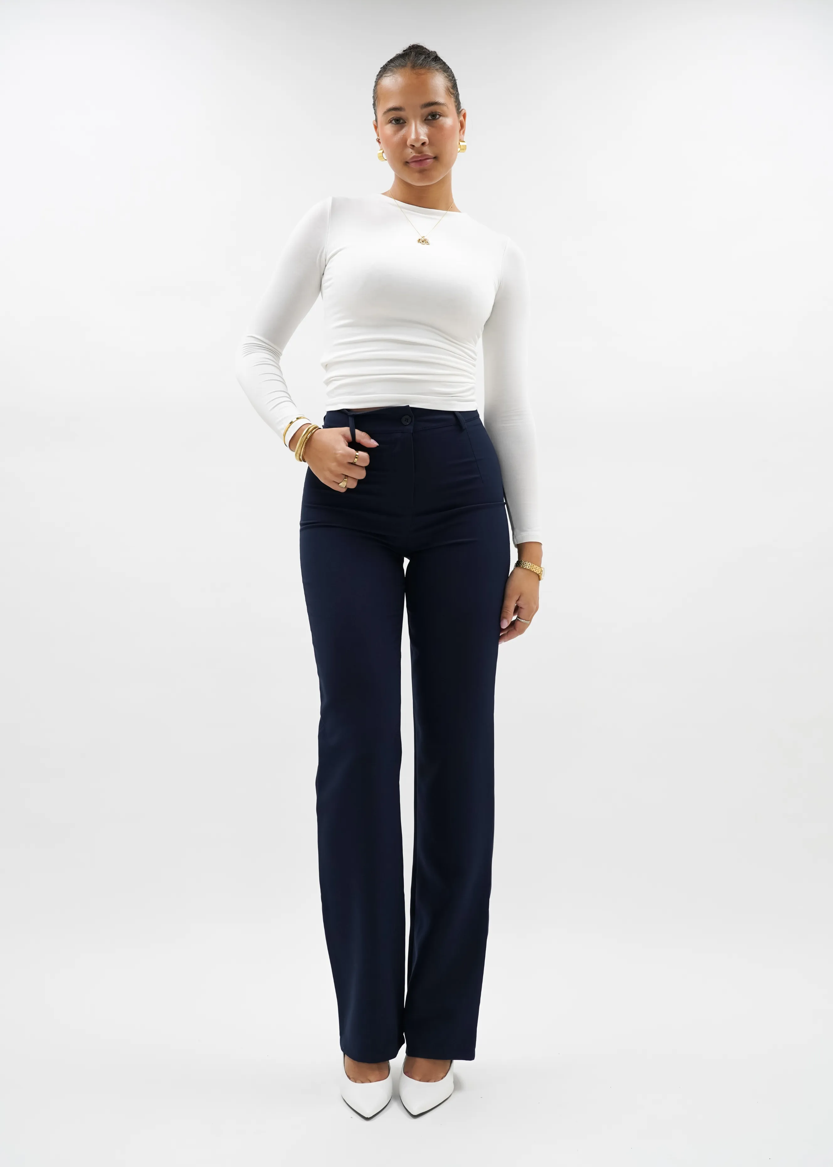 Straight leg pants classic night blue (REGULAR)