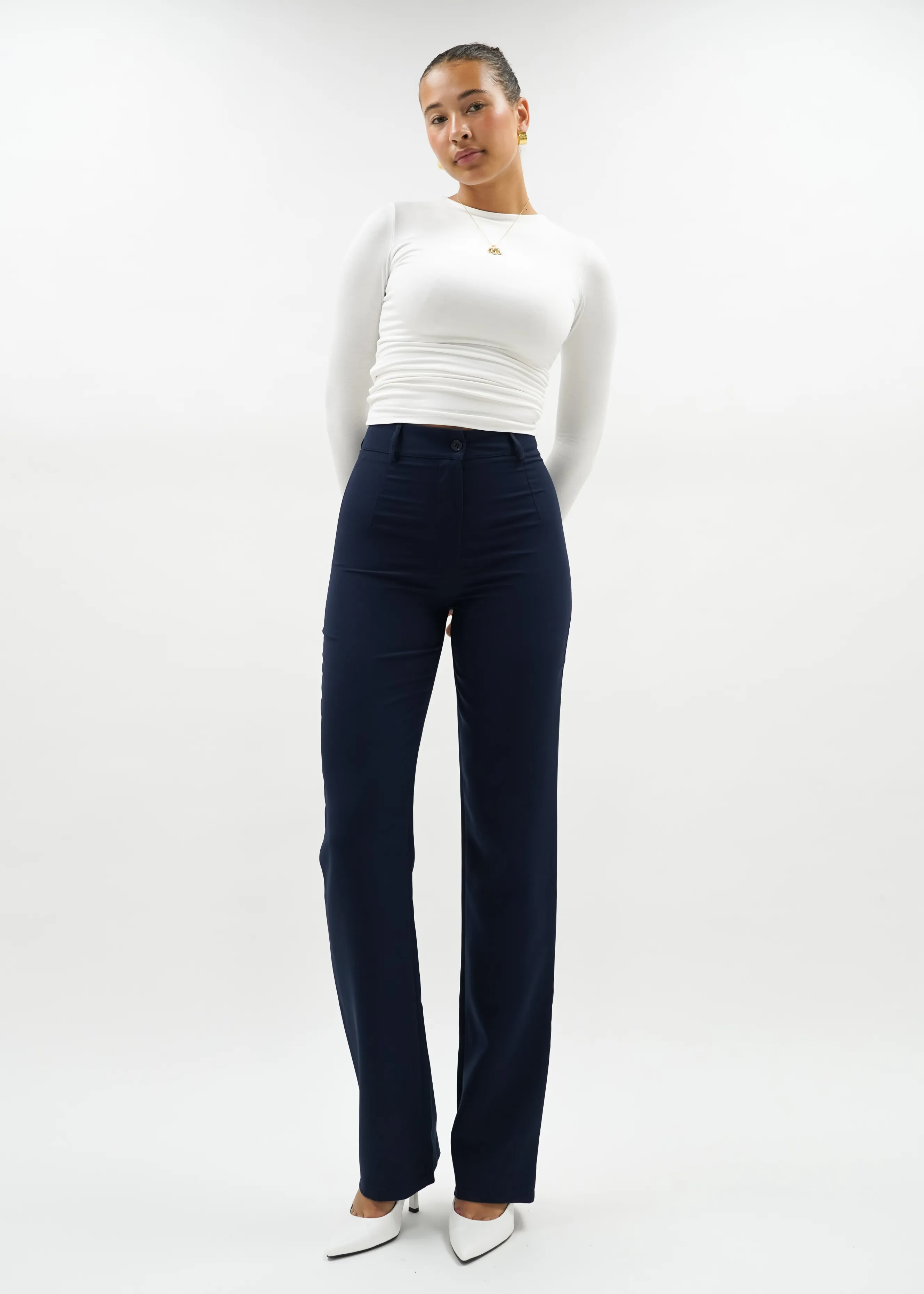 Straight leg pants classic night blue (REGULAR)