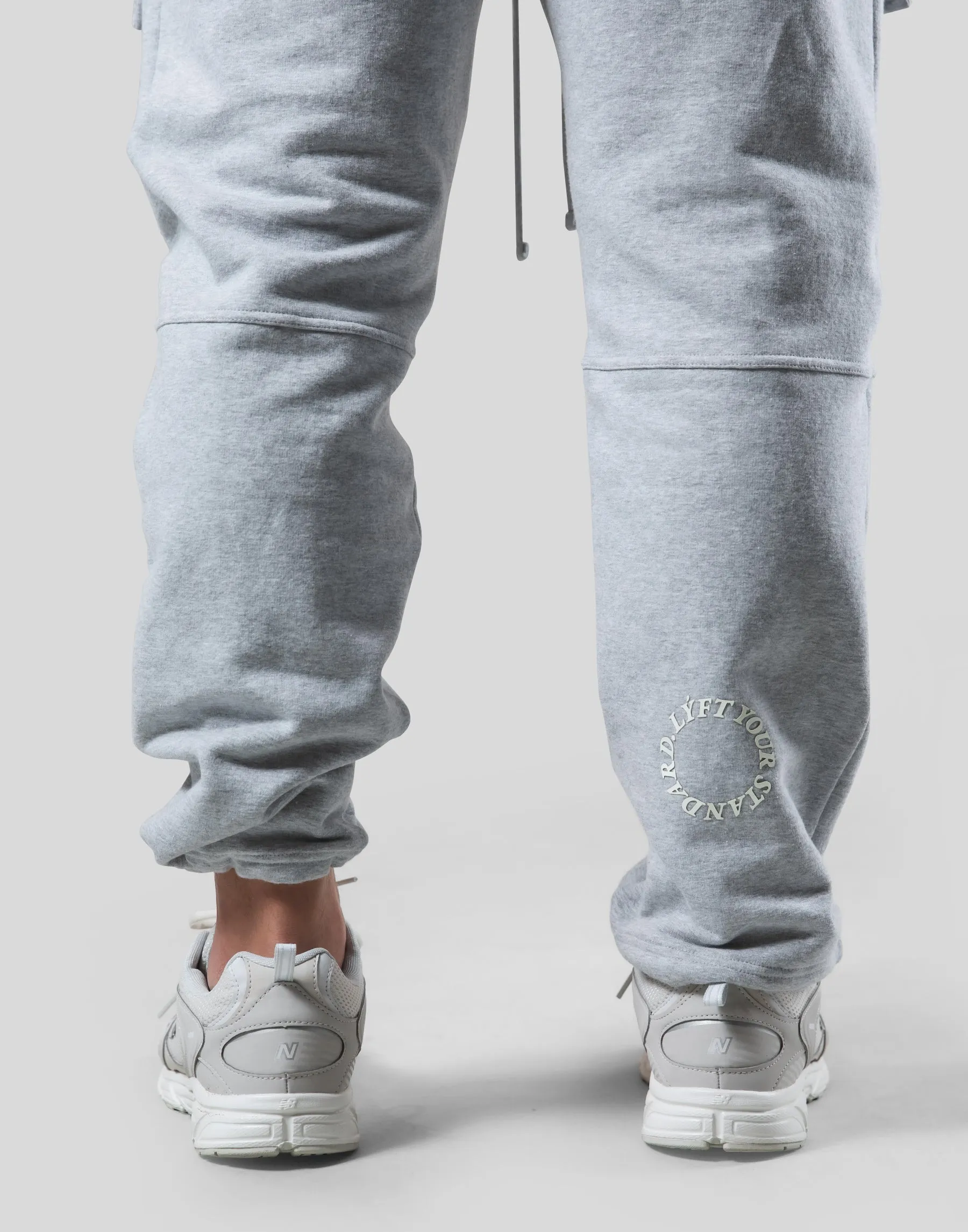 Stretch Sweat Cargo Pants - Grey