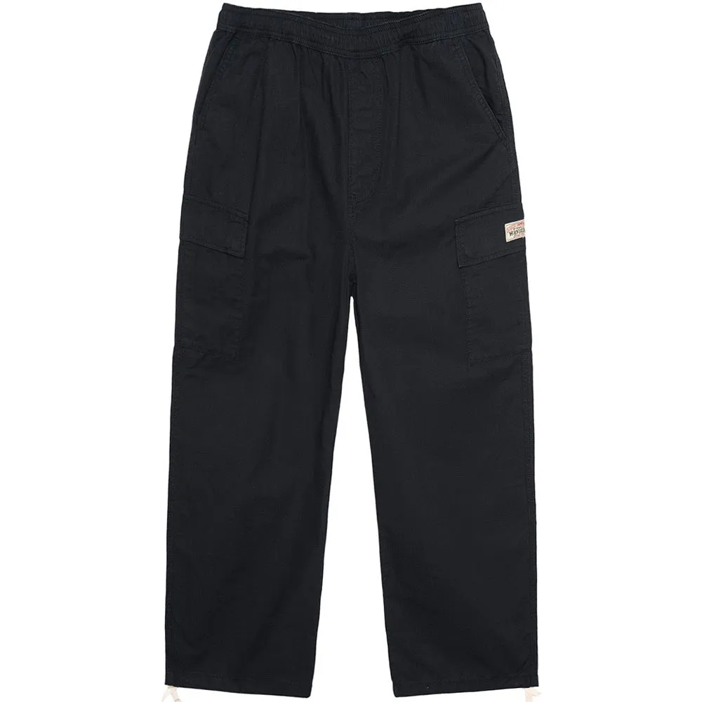 STÜSSY RIPSTOP CARGO BEACH PANT // BLACK