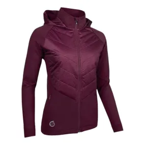 Sunderland Ladies Sarenne Hybrid Hooded Quilted Thermal Golf Jacket SUNLC95