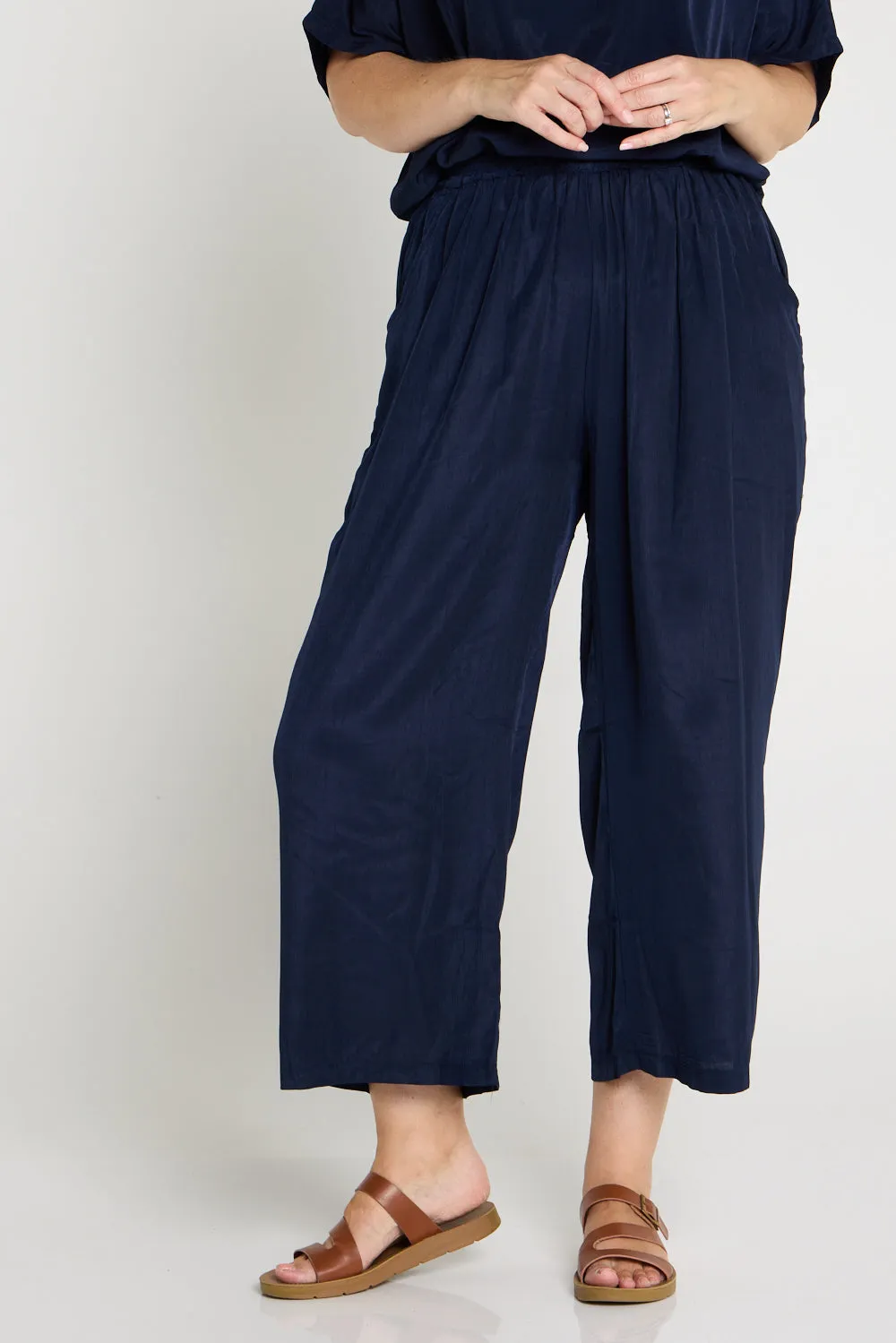 Thalia Pants - Navy