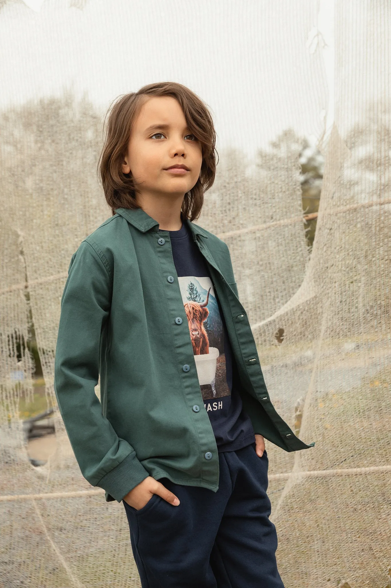 The Roleg Layering Shirt Jacket - KIDS