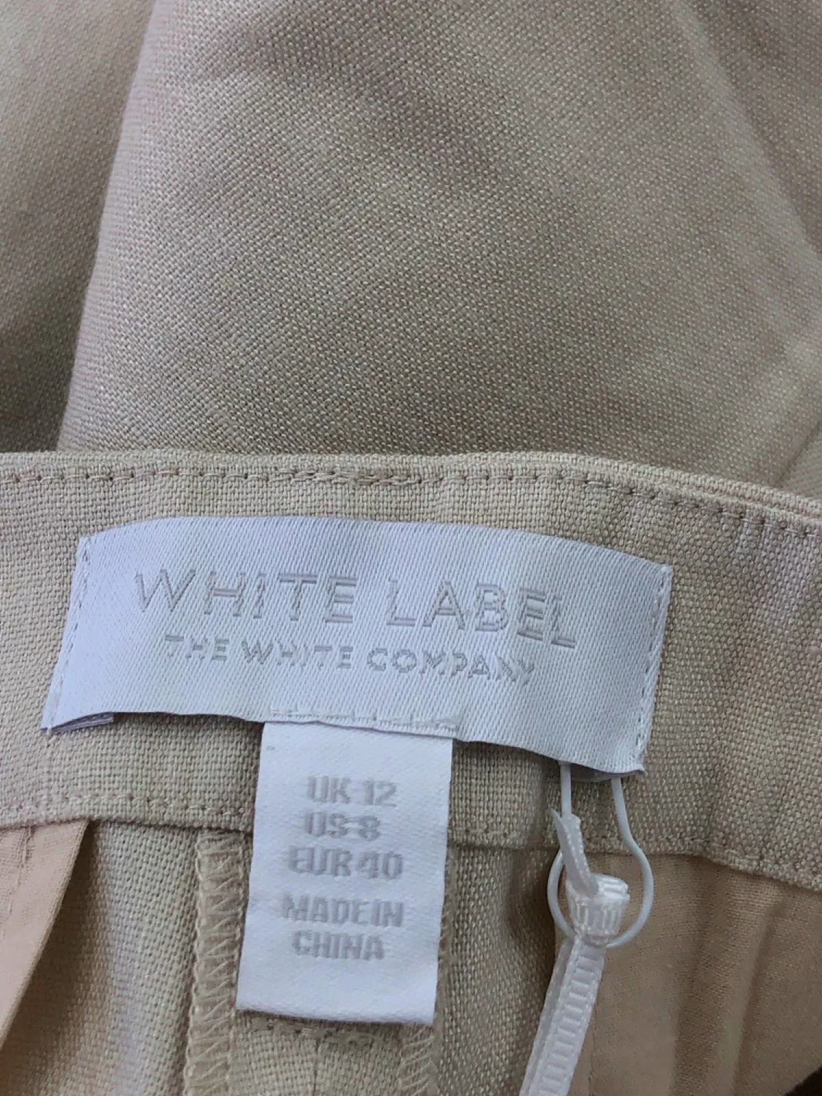 The White Company Beige Trousers UK 12