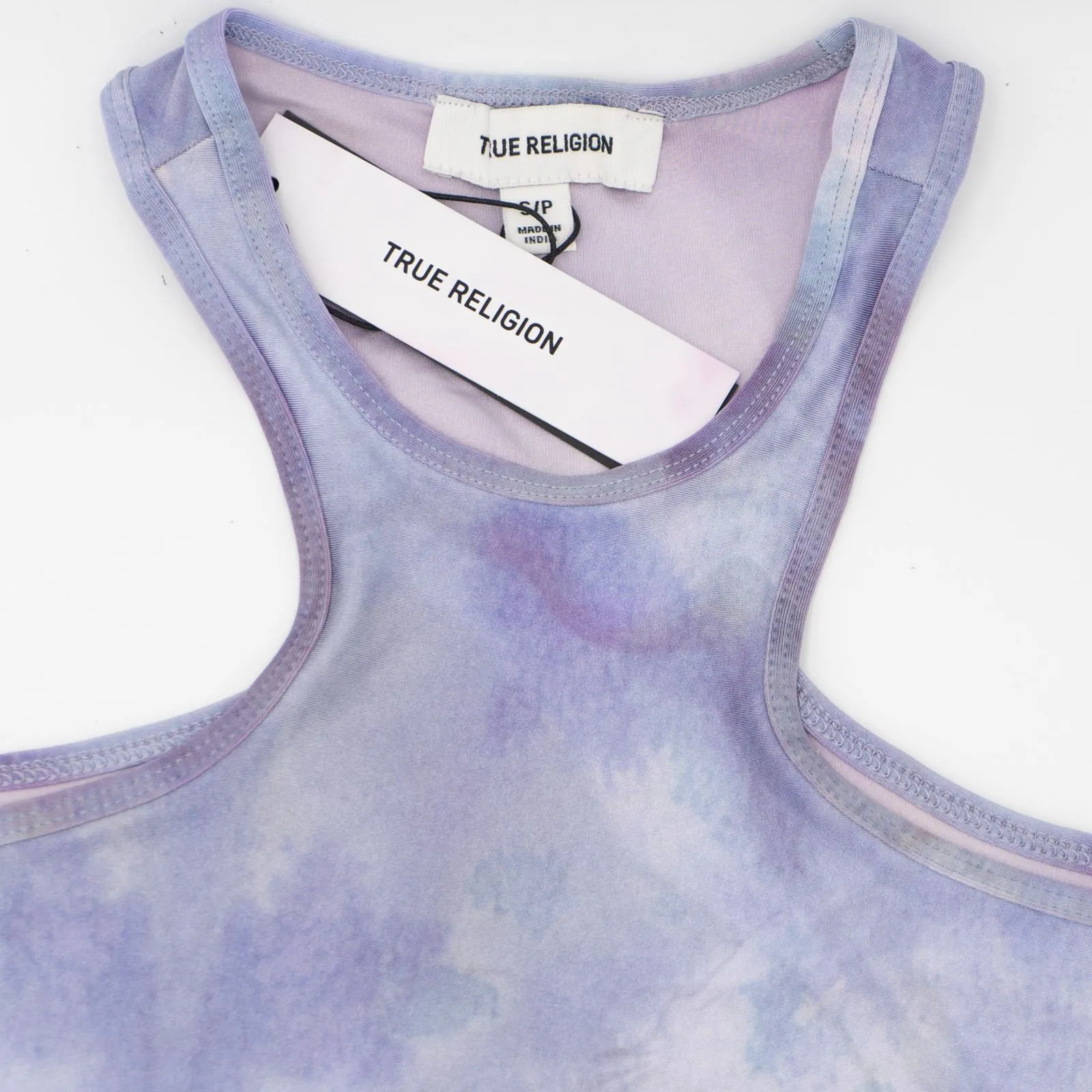 True Religion Purple Bodysuit Summer Nylon Tank Tops