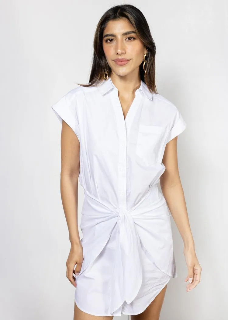 Vera White Shirtdress