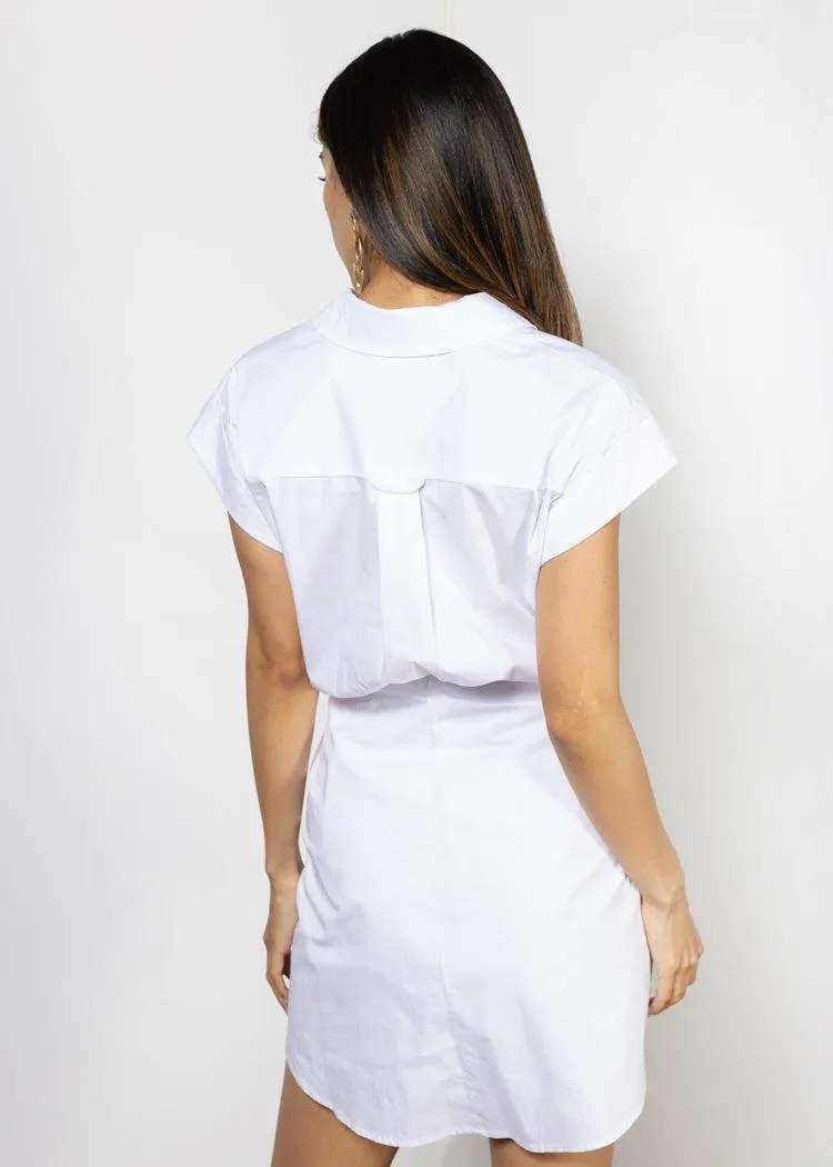 Vera White Shirtdress