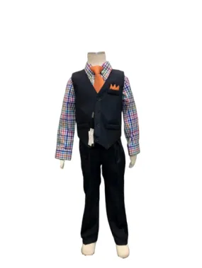 Vittorino Boys 4 piece Vest Set