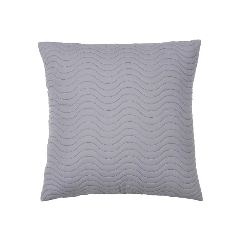 Vivid Grey European Pillowcase by Bianca