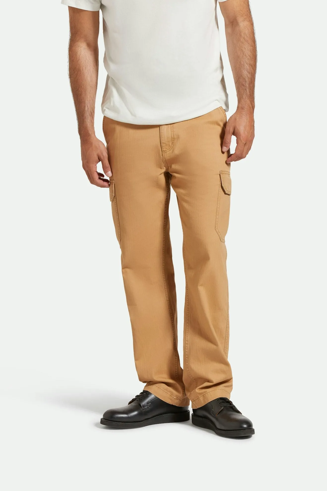 Waypoint Herringbone Relaxed Cargo Pant - Tobacco Brown