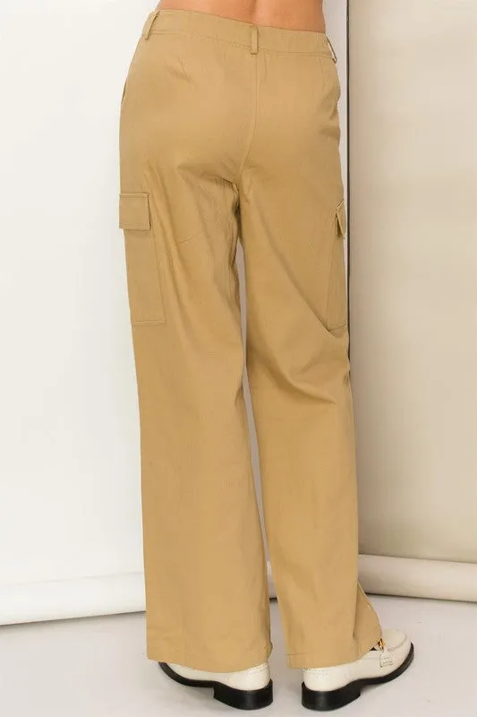 WOMEN WEEKEND CHILLER HIGH WAIST CARGO PANTS