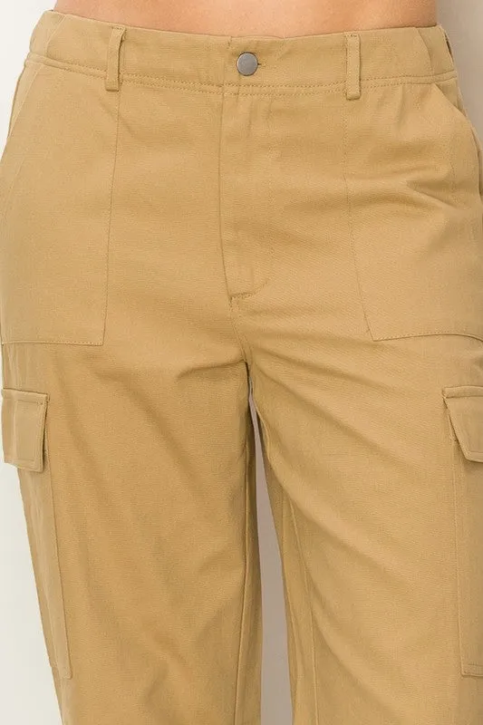 WOMEN WEEKEND CHILLER HIGH WAIST CARGO PANTS