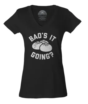 Women's Bao's It Going Dim Sum Vneck T-Shirt