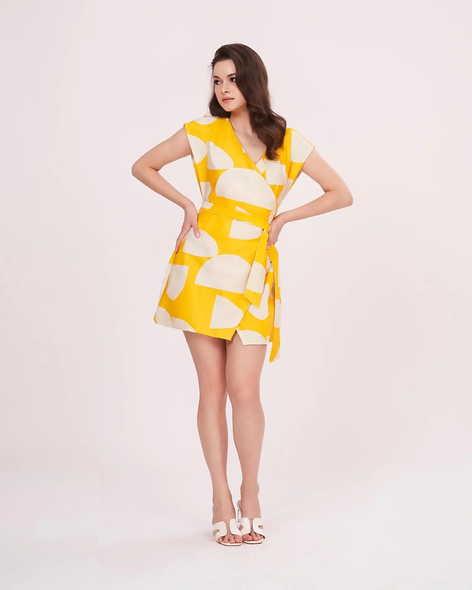 Wrapping Around Sunshine Dress