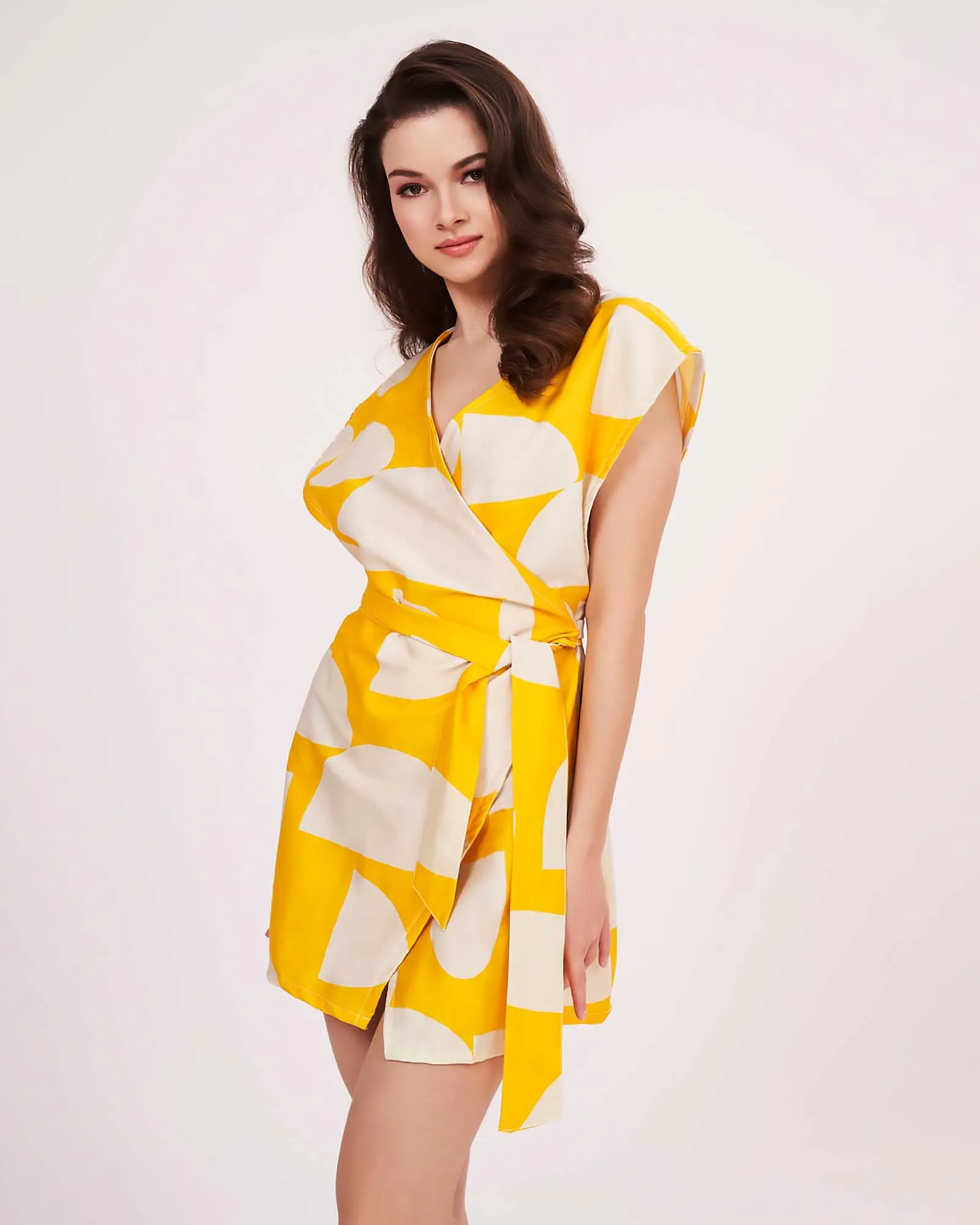 Wrapping Around Sunshine Dress