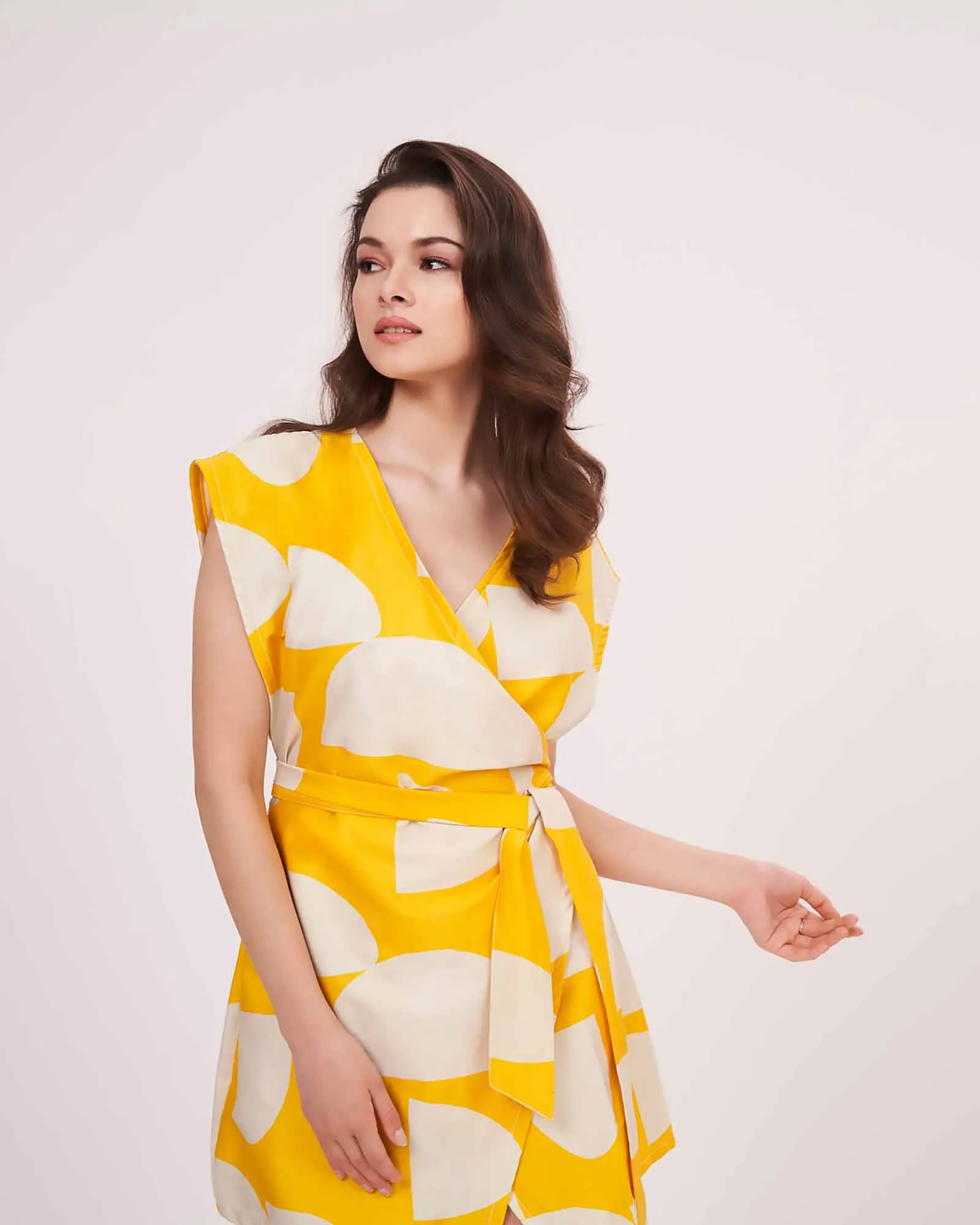 Wrapping Around Sunshine Dress