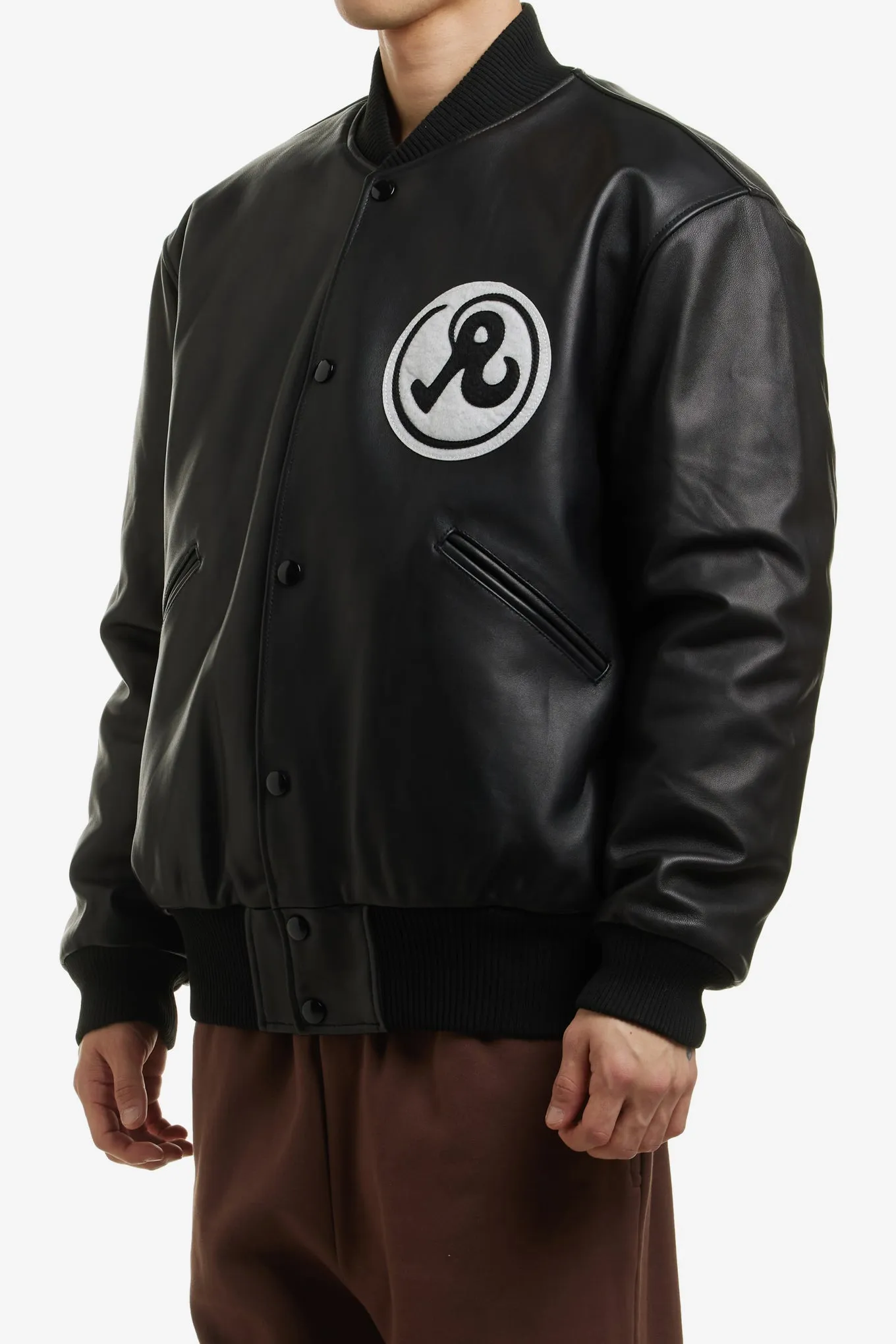 X HOTEL OLYMPIA LEATHER VARSITY