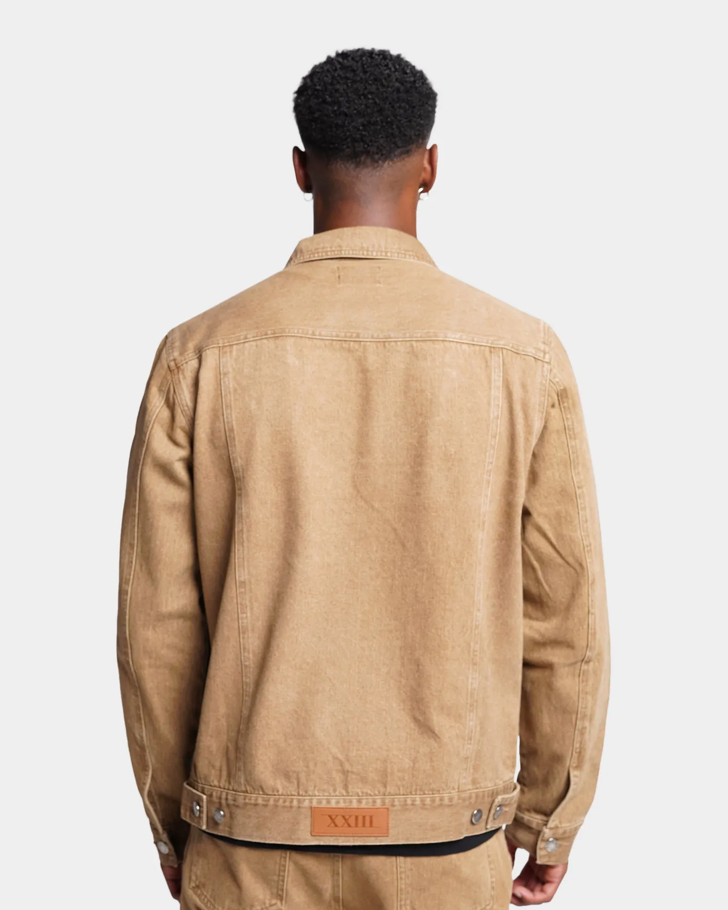 XXIII Gabriel Washed Denim Jacket Washed Brown