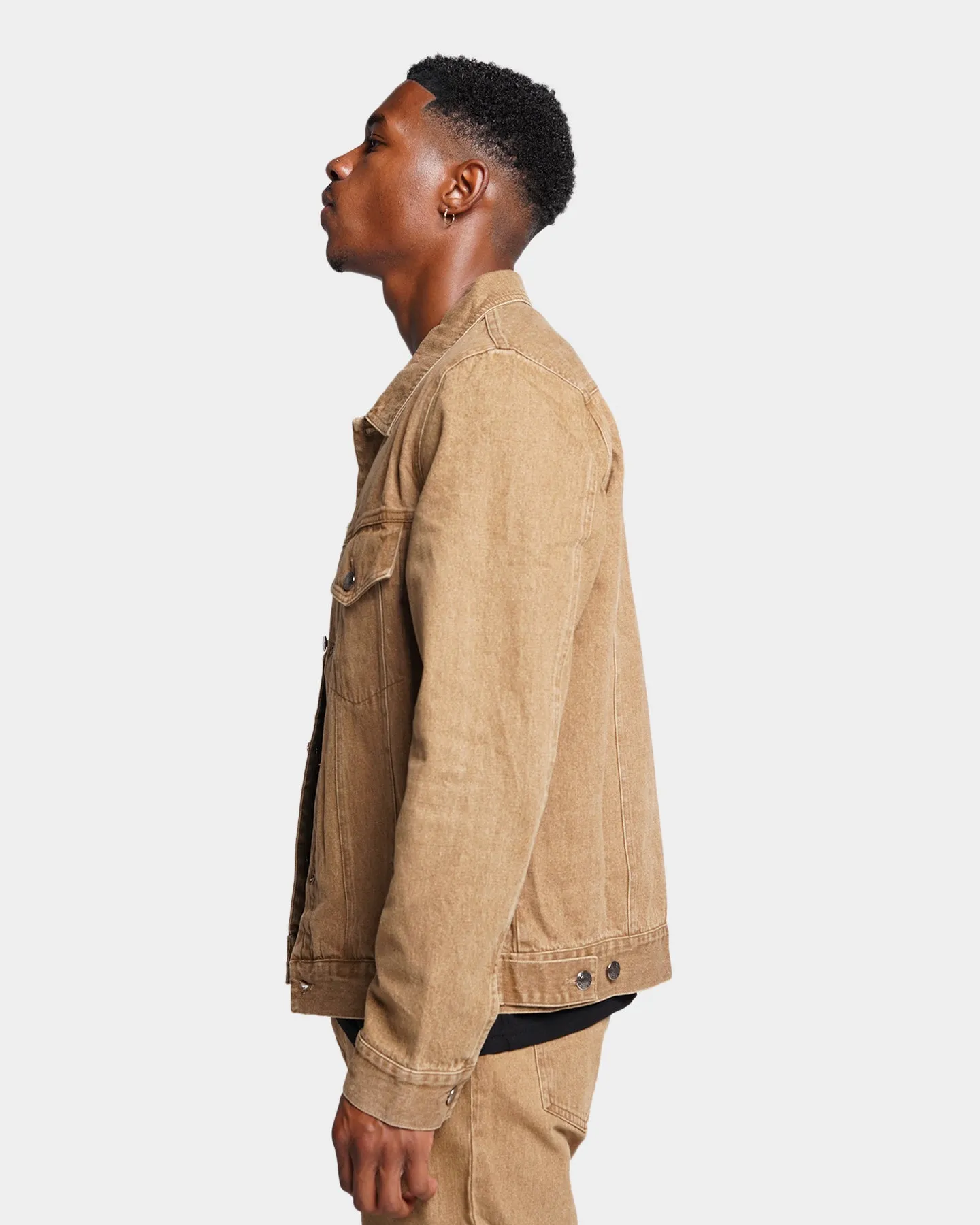 XXIII Gabriel Washed Denim Jacket Washed Brown