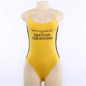 Yellow Written and directed by Quentin Tarantino bodysuit one piece